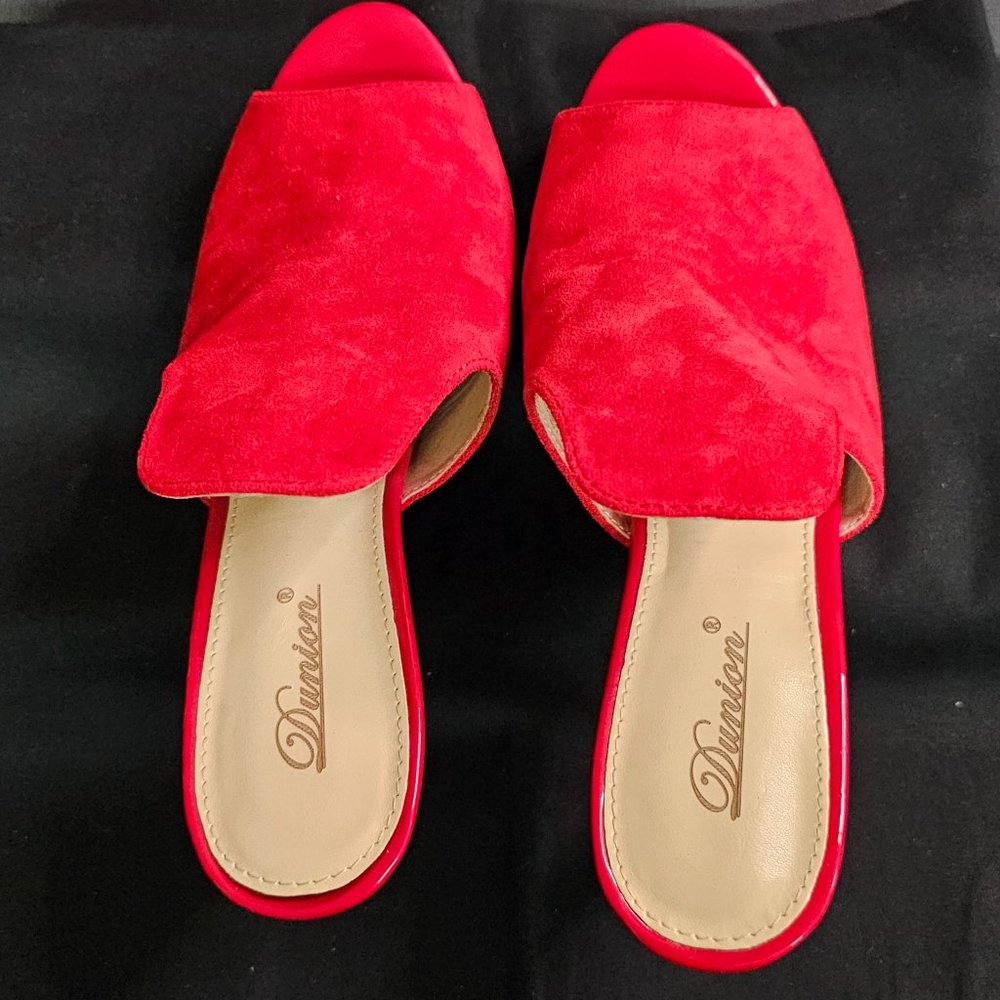 DUNION Women's Brody Comfortable Peep Toe Stiletto High sz 7.5 NIB - Picture 5 of 6